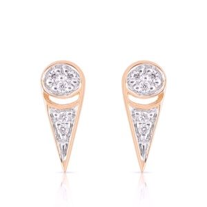 Ginette “Mrs Joe” Tiny Diamond Stud Earrings